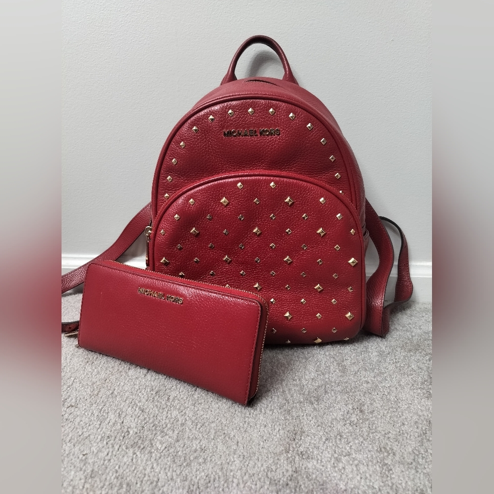 Michael Kors Abbey Studded Backpack